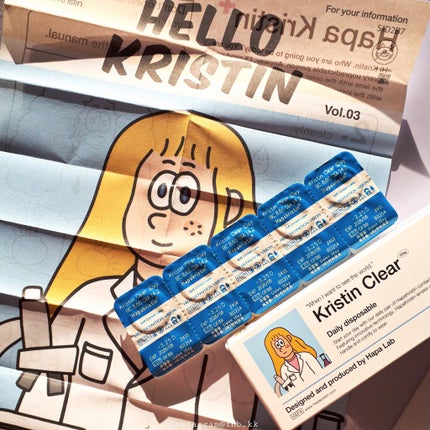 kristin clear 1day/Hapa kristin/ワンデー(1DAY)カラコンを使ったクチコミ(1枚目)