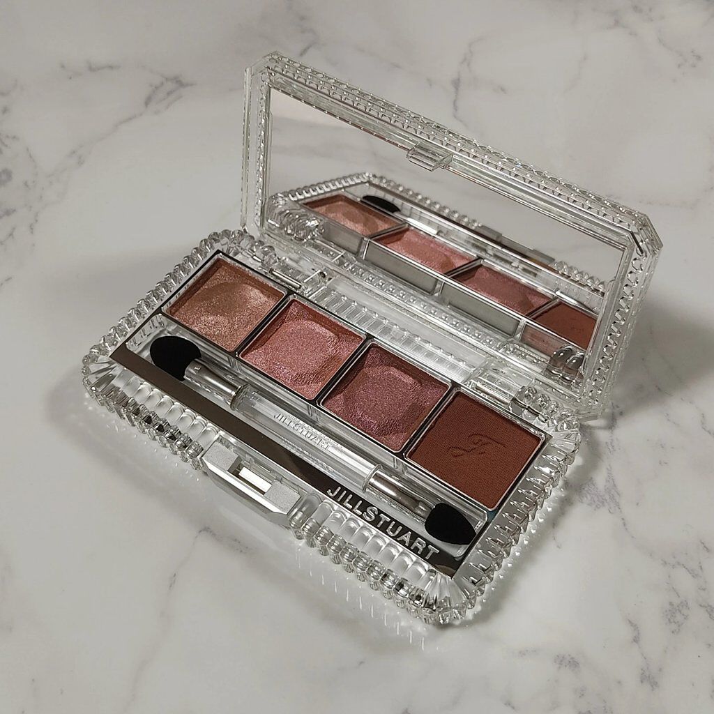 エターナルクチュール アイズ ベルベット 07 chestnut chiffon/JILL STUART/アイシャドウパレットを使ったクチコミ（1枚目）