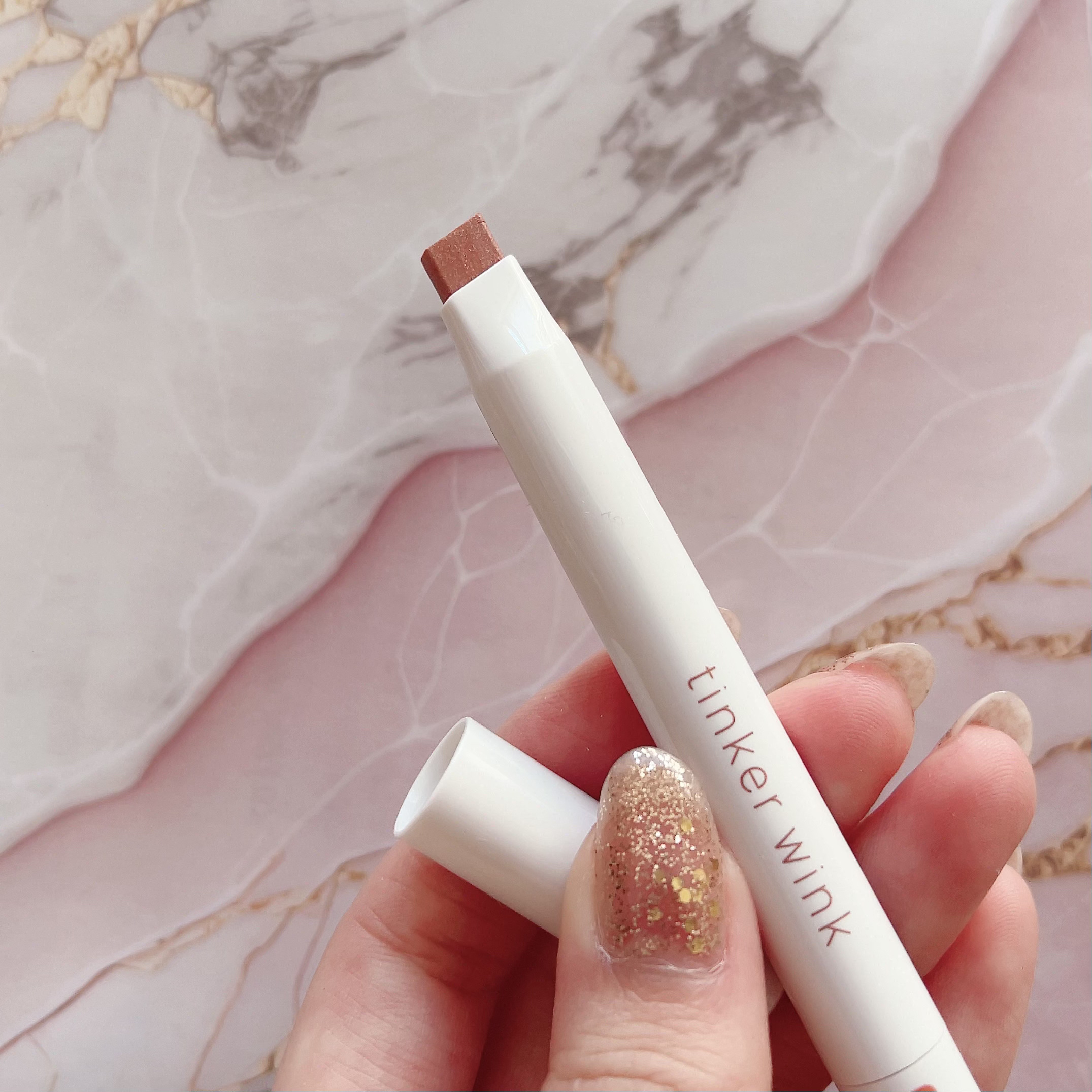 透け感アイシャドウペンシル/ティンカーウィンク/スティックアイシャドウを使ったクチコミ（2枚目）