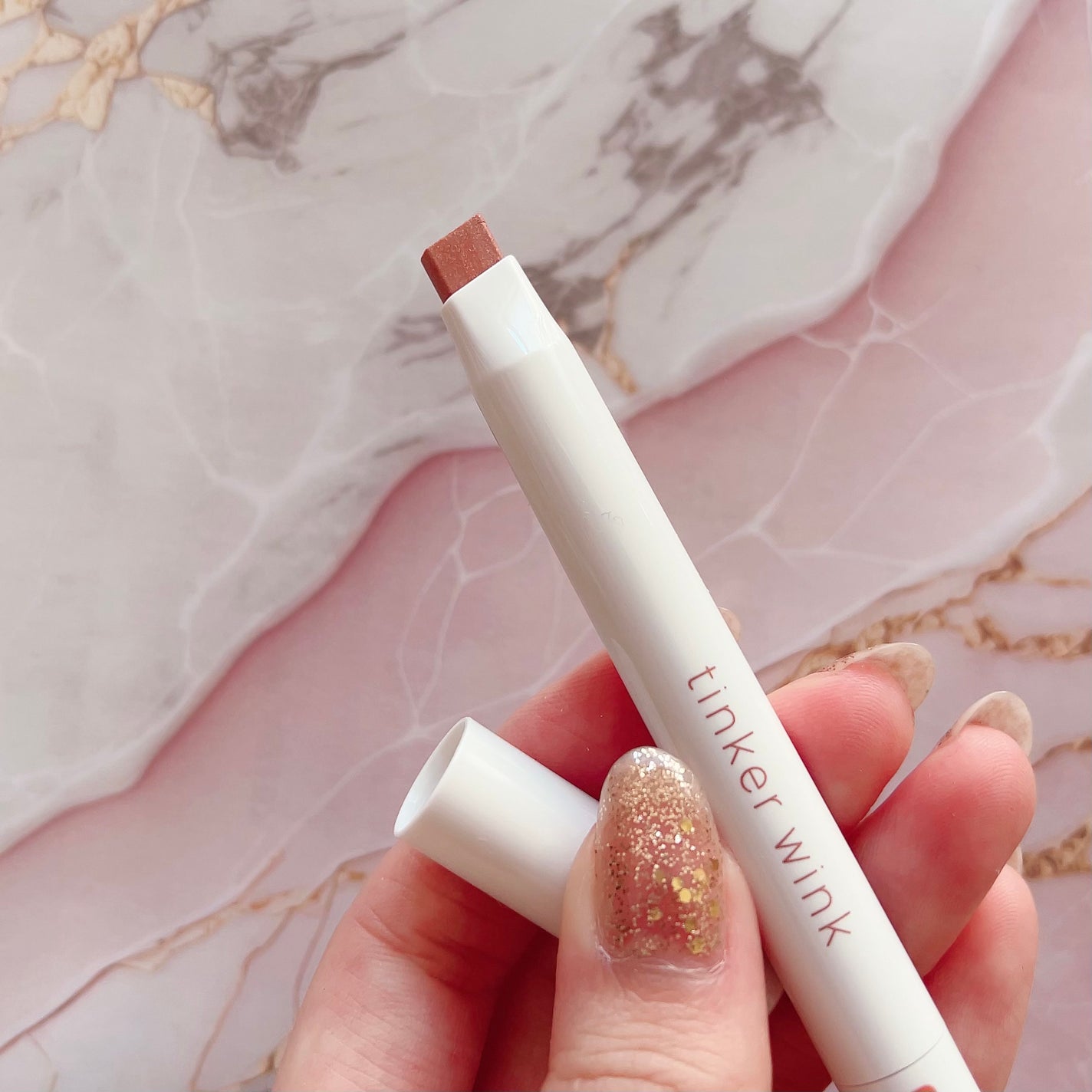 透け感アイシャドウペンシル/ティンカーウィンク/スティックアイシャドウを使ったクチコミ(2枚目)