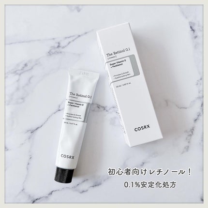RXザ・レチノール0.1クリーム/COSRX/フェイスクリームを使ったクチコミ(1枚目)