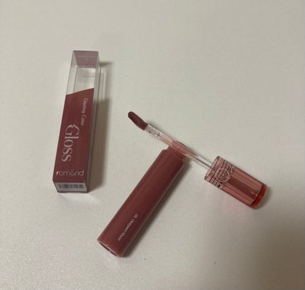 グラスティングカラーグロス/rom&nd/リップグロスを使ったクチコミ(2枚目)