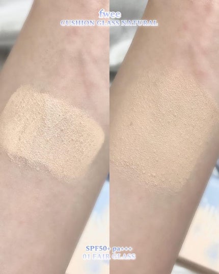 フィー クッションガラス ナチュラル/fwee/クッションファンデーションを使ったクチコミ(6枚目)