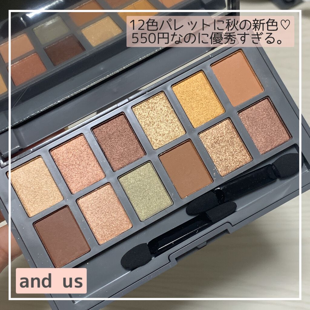 アイシャドウパレット/and us/アイシャドウパレットを使ったクチコミ(1枚目)