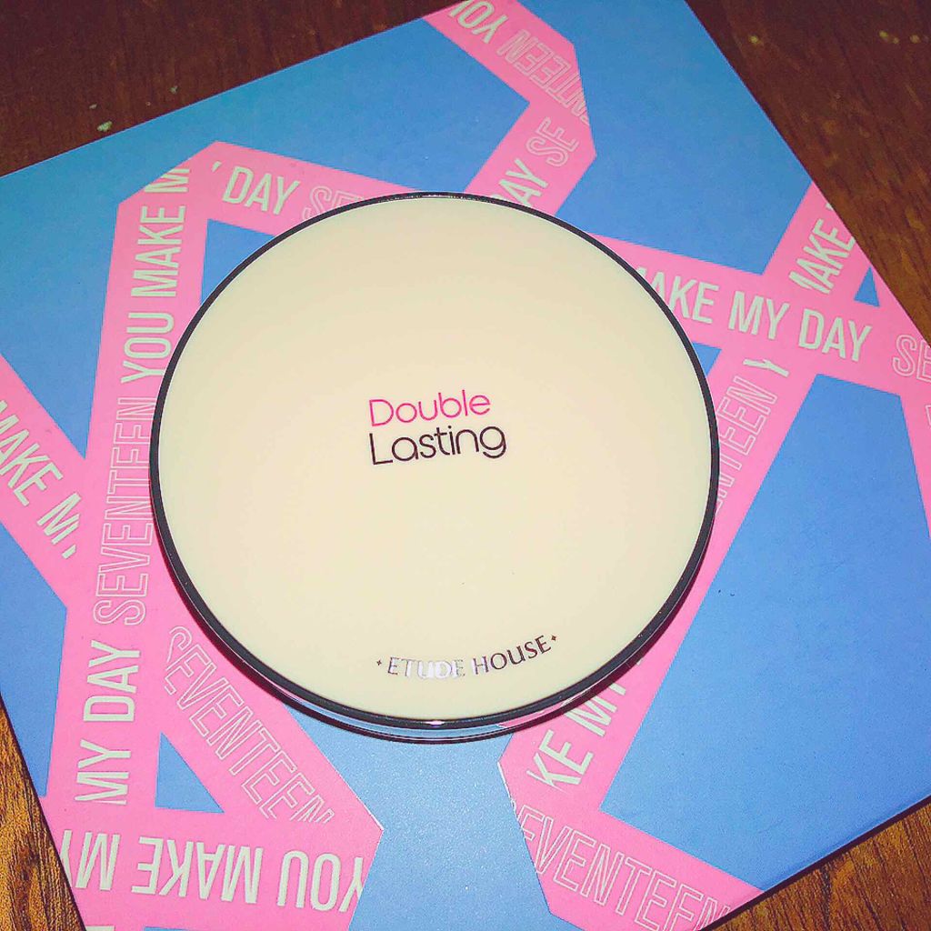 ダブルラスティング クッション/ETUDE/クッションファンデーションを使ったクチコミ（1枚目）