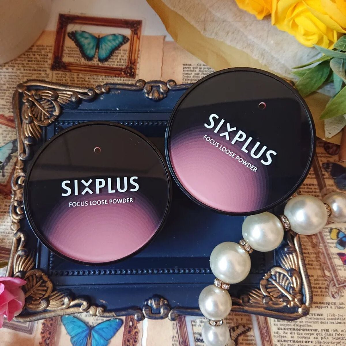 SIXPLUS ソフト フォーカス ブライト二ングルースパウダー/SIXPLUS/ルースパウダーを使ったクチコミ(3枚目)