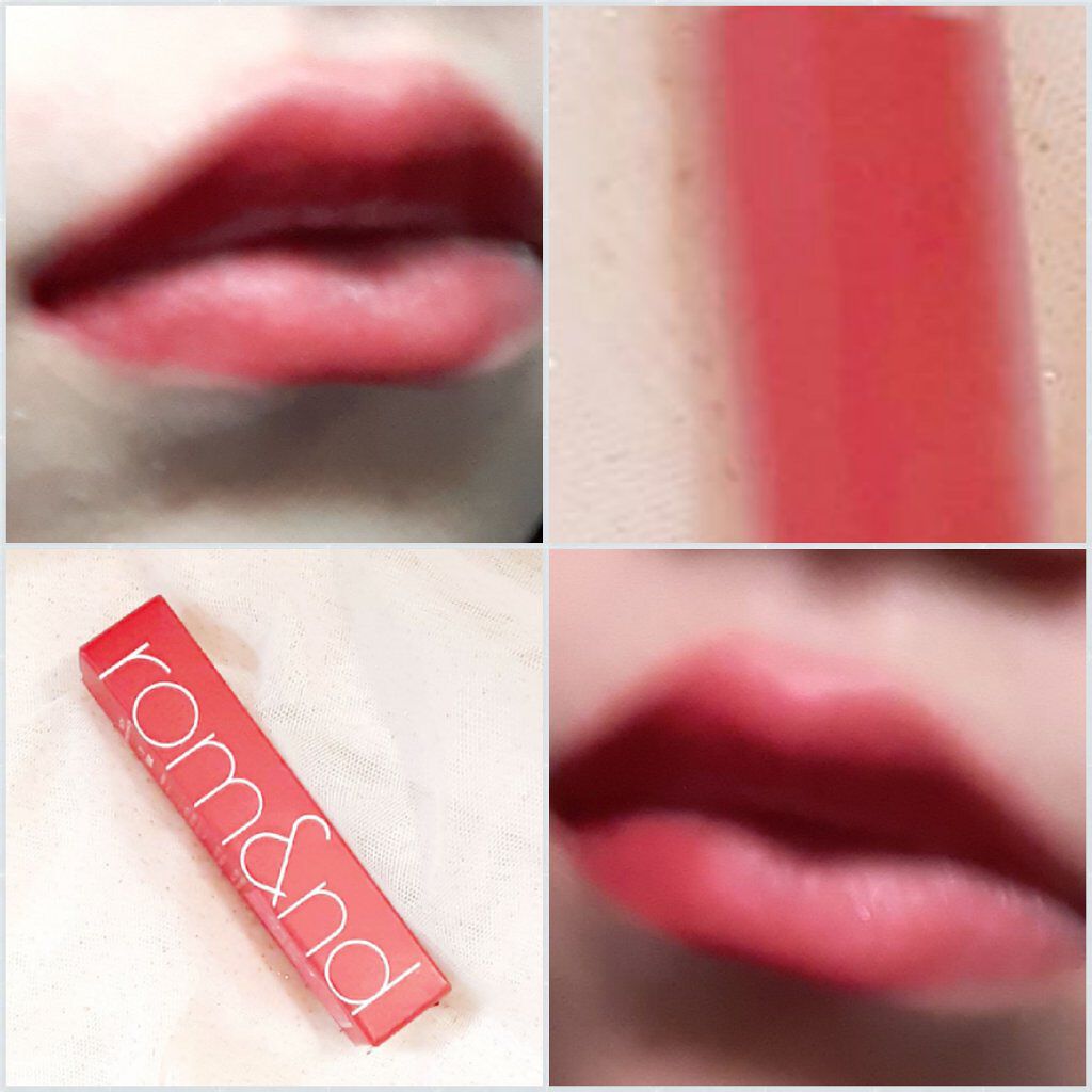 ゼロベルベットティント/rom&nd/リップティントを使ったクチコミ(4枚目)