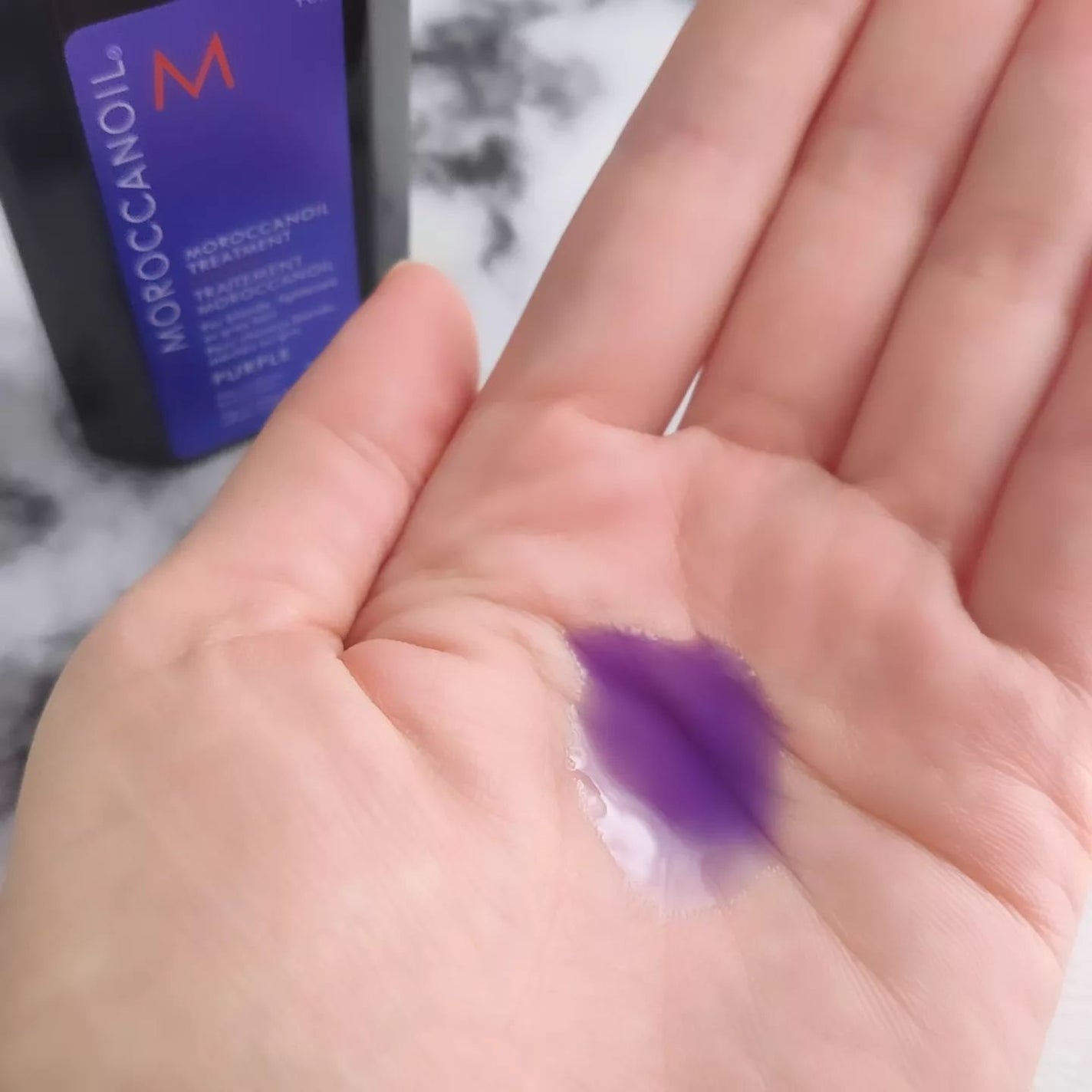 モロッカンオイル トリートメント パープル/モロッカンオイル/アウトバストリートメントを使ったクチコミ(5枚目)