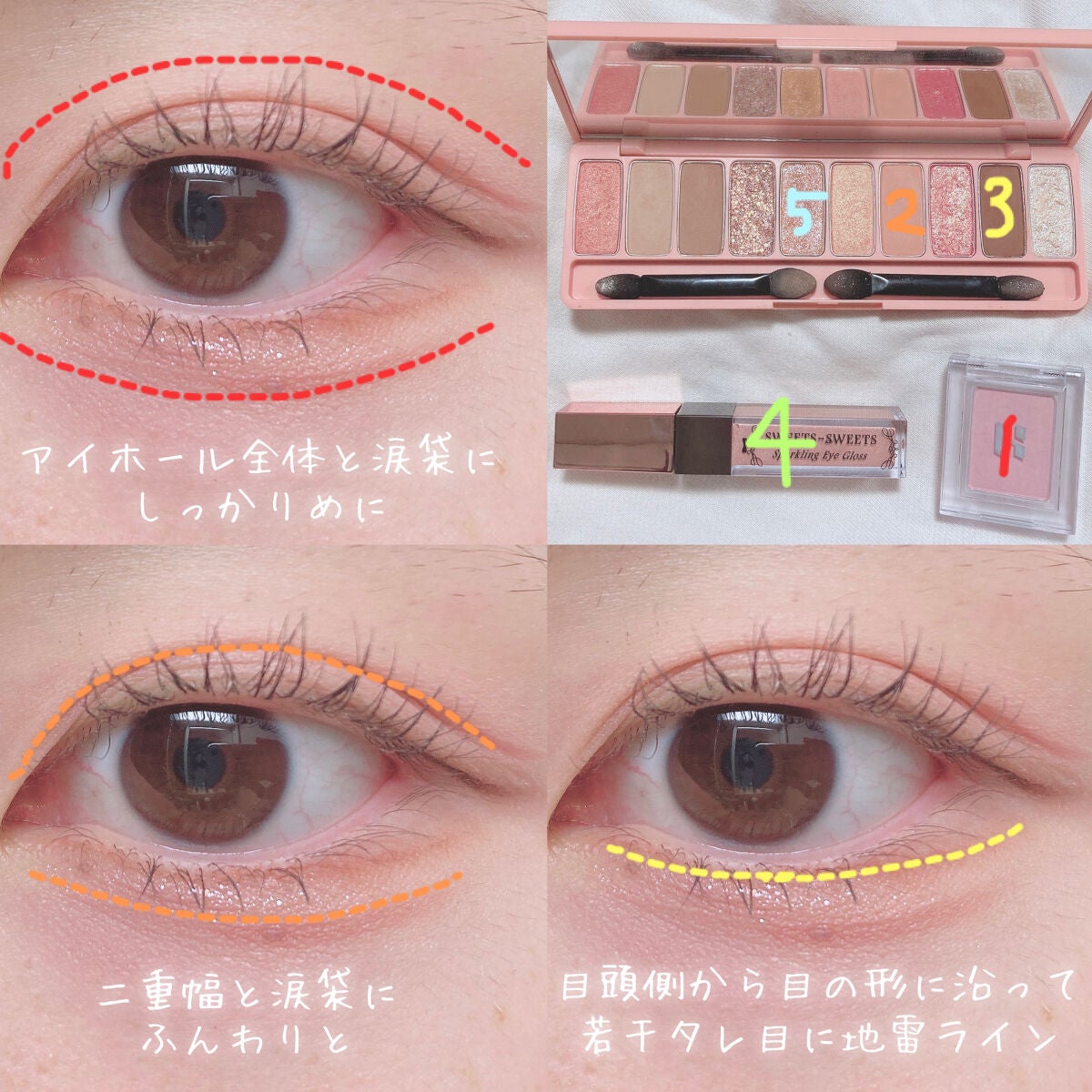 カラーミキシングコンシーラー/キャンメイク/パレットコンシーラーを使ったクチコミ(2枚目)