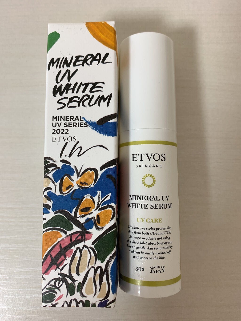 ミネラルUVホワイトセラム/エトヴォス/日焼け止めローションを使ったクチコミ(2枚目)