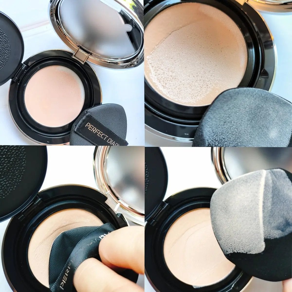 エッセンスコンシーリング UV クッションファンデーション/PERFECT DIARY/クッションファンデーションを使ったクチコミ(3枚目)