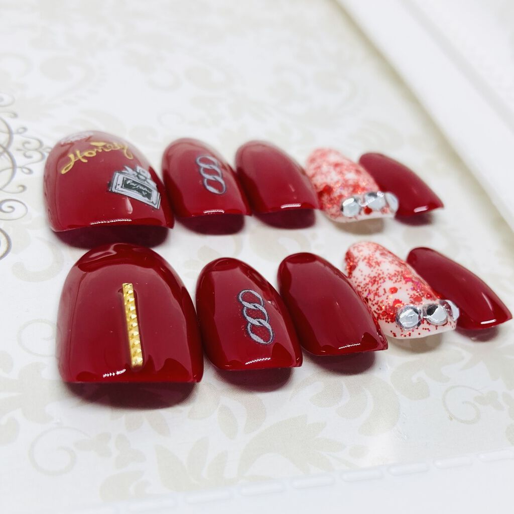 ネイルシール/DAISO/ネイルシールを使ったクチコミ（1枚目）