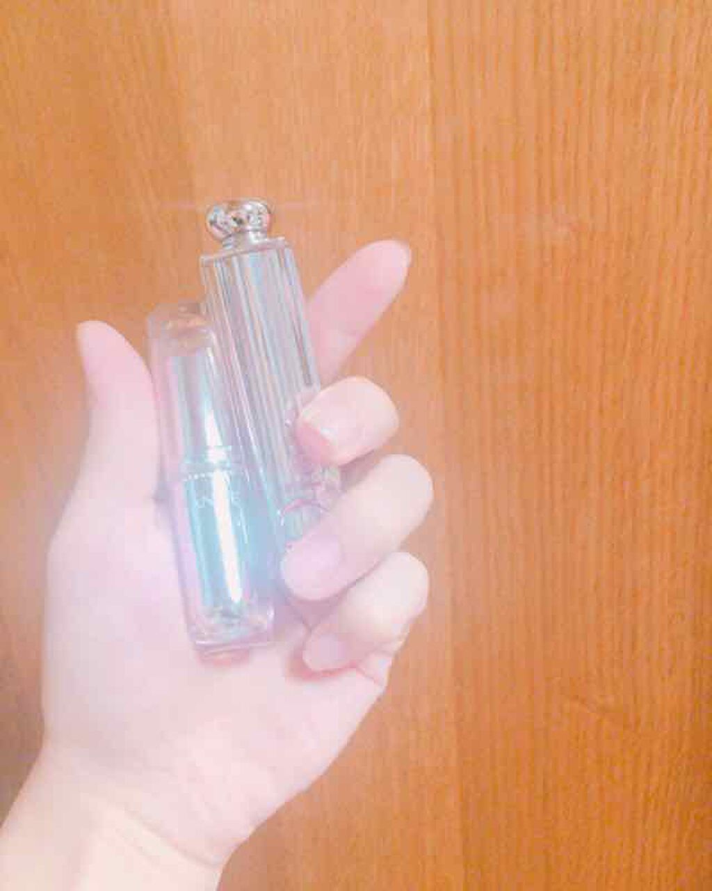 ラスティンググロスリップ/CEZANNE/口紅を使ったクチコミ（2枚目）