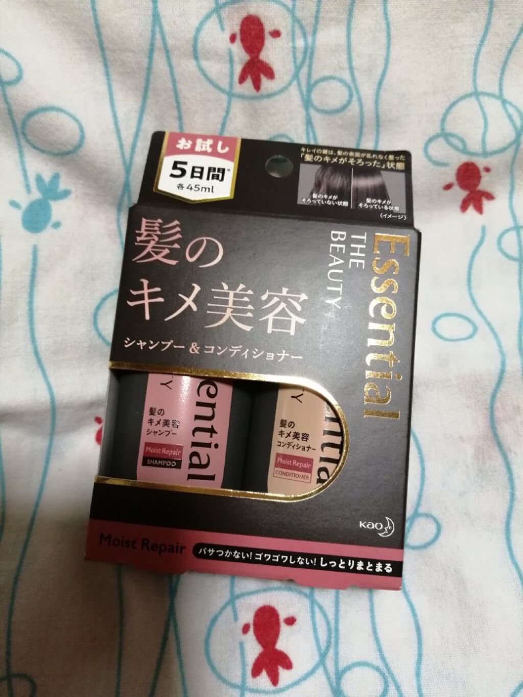 THE BEAUTY 髪のキメ美容シャンプー／コンディショナー＜モイストリペア＞	/エッセンシャル/市販シャンプーを使ったクチコミ（1枚目）