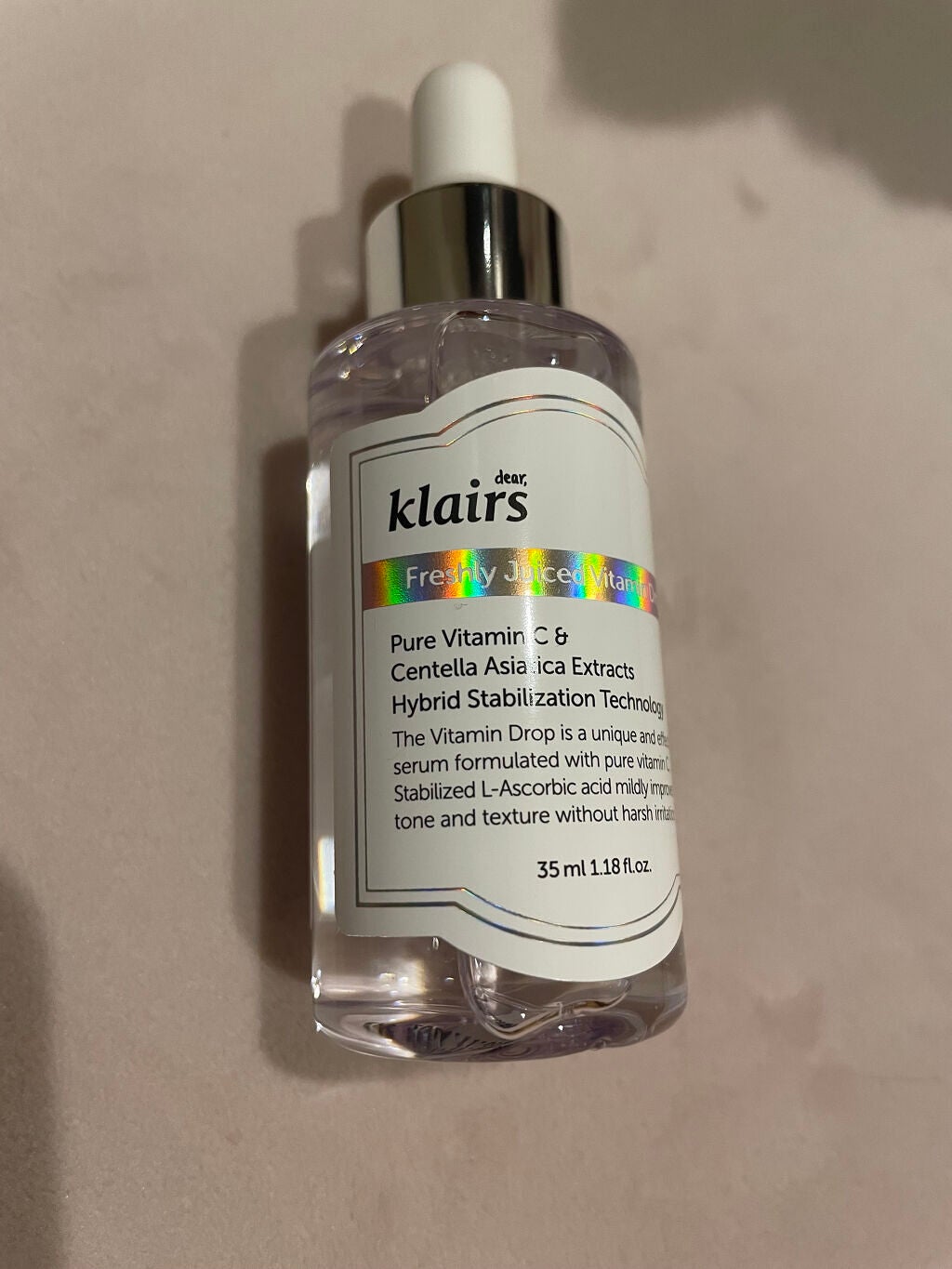 フレッシュリージュースドビタミンドロップ(35ml)/Klairs/美容液を使ったクチコミ(2枚目)
