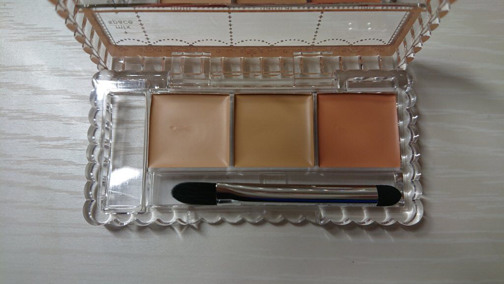 カラーミキシングコンシーラー/キャンメイク/パレットコンシーラーを使ったクチコミ（2枚目）