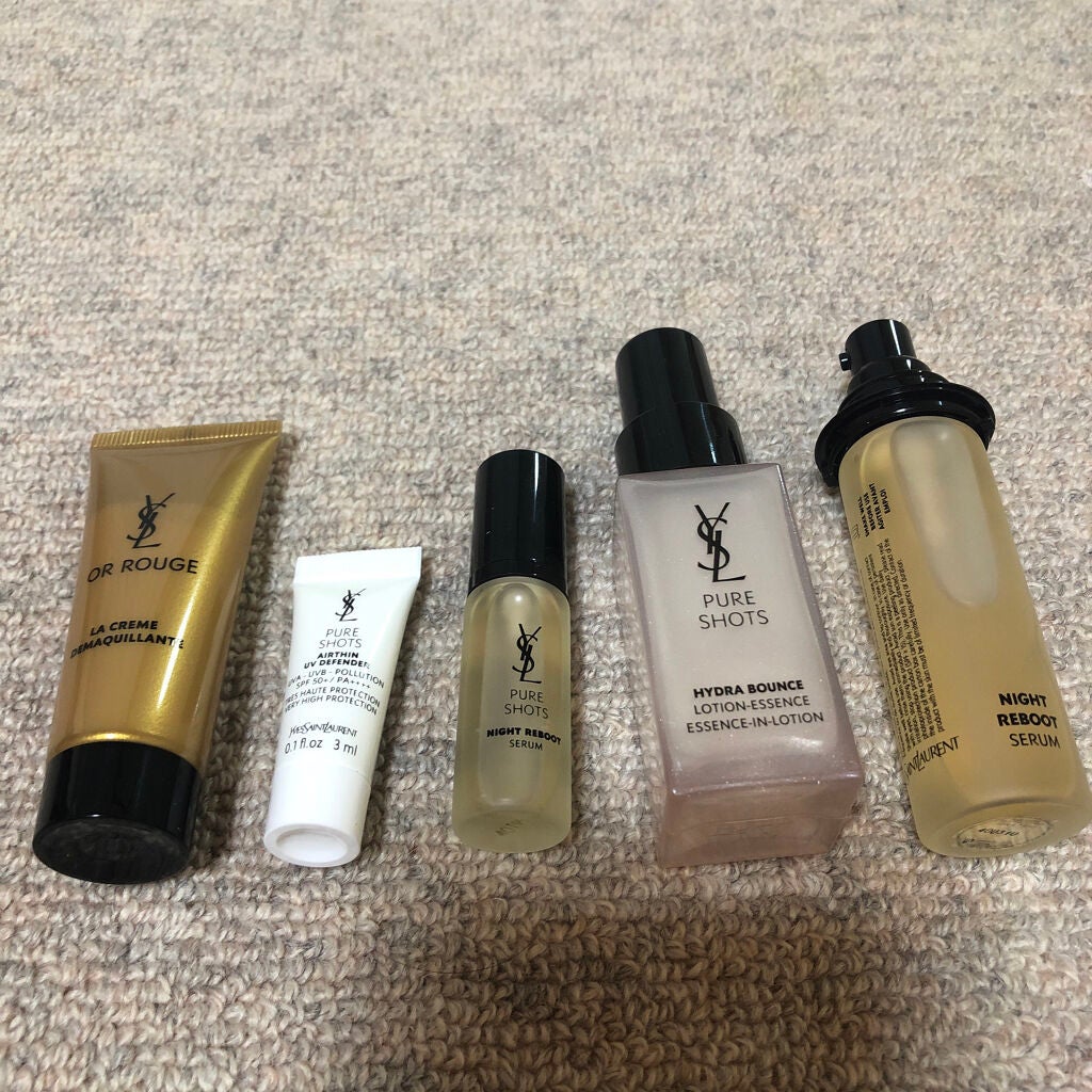 ピュアショット ナイト リチャージセラム/YVES SAINT LAURENT BEAUTE/美容液を使ったクチコミ(2枚目)