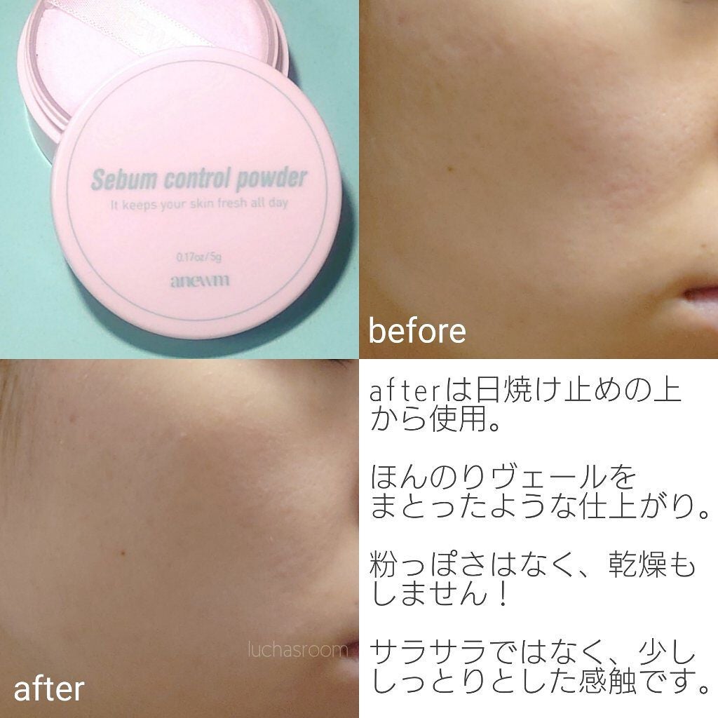 アニューム セバム コントロール パウダー/saat insight/ルースパウダーを使ったクチコミ(3枚目)
