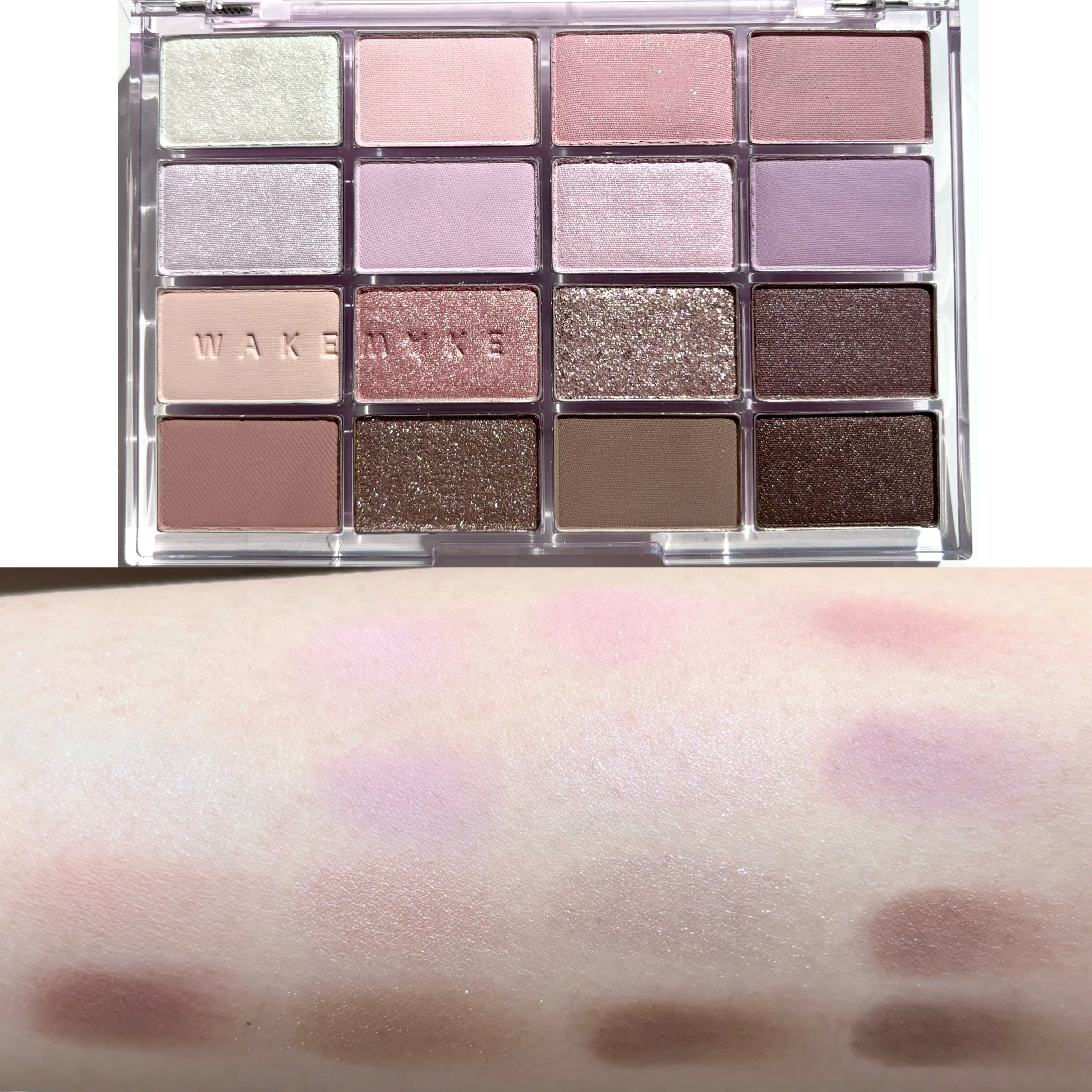 ソフトブラーリングアイパレット/wakemake/アイシャドウパレットを使ったクチコミ（3枚目）