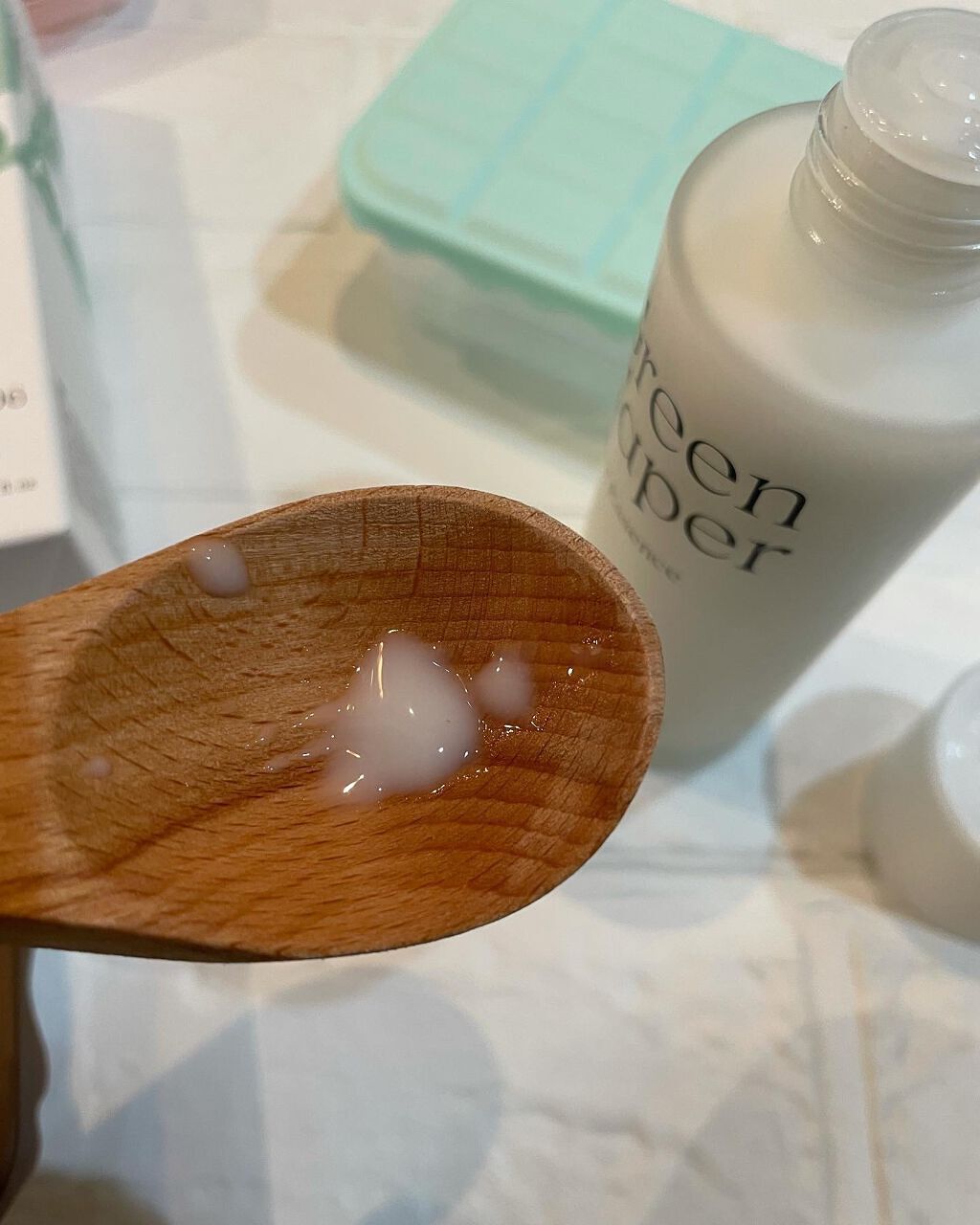 Green Caper Toner Essence/NATURAL DERMA PROJECT/化粧水を使ったクチコミ（3枚目）