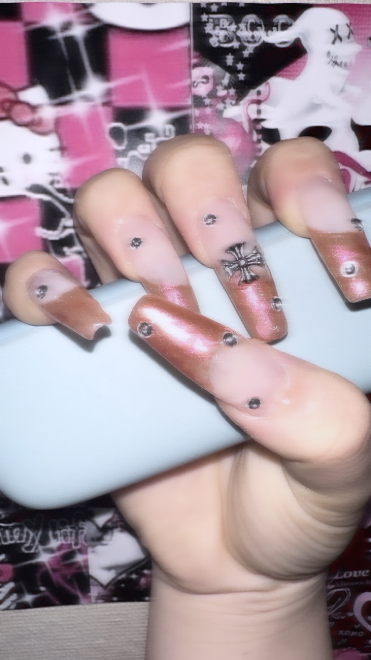 ジェルネイル（ライト対応）/セリア/ジェルネイルを使ったクチコミ（2枚目）