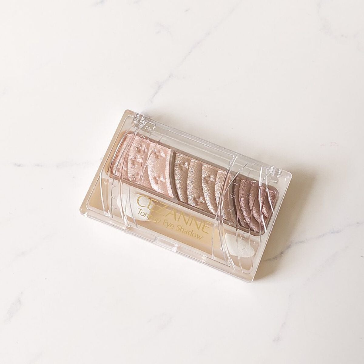 トーンアップアイシャドウ/CEZANNE/アイシャドウパレットを使ったクチコミ(1枚目)