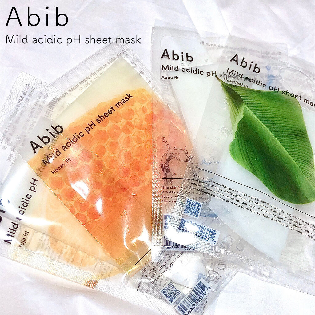 弱酸性pHシートマスク アクアフィット/Abib /シートマスク・パックを使ったクチコミ（1枚目）