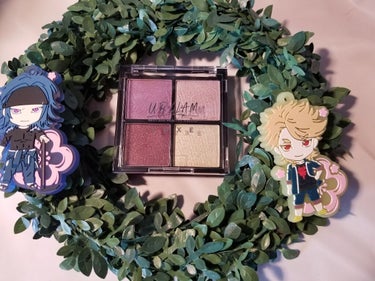 UR GLAM LUXE　4 COLORS EYESHADOW PALLET/U R GLAM/パウダーアイシャドウを使ったクチコミ（1枚目）