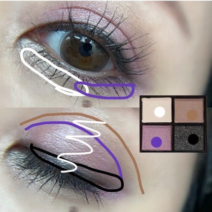 アイカラーレーション/LUNASOL/アイシャドウパレットを使ったクチコミ(3枚目)