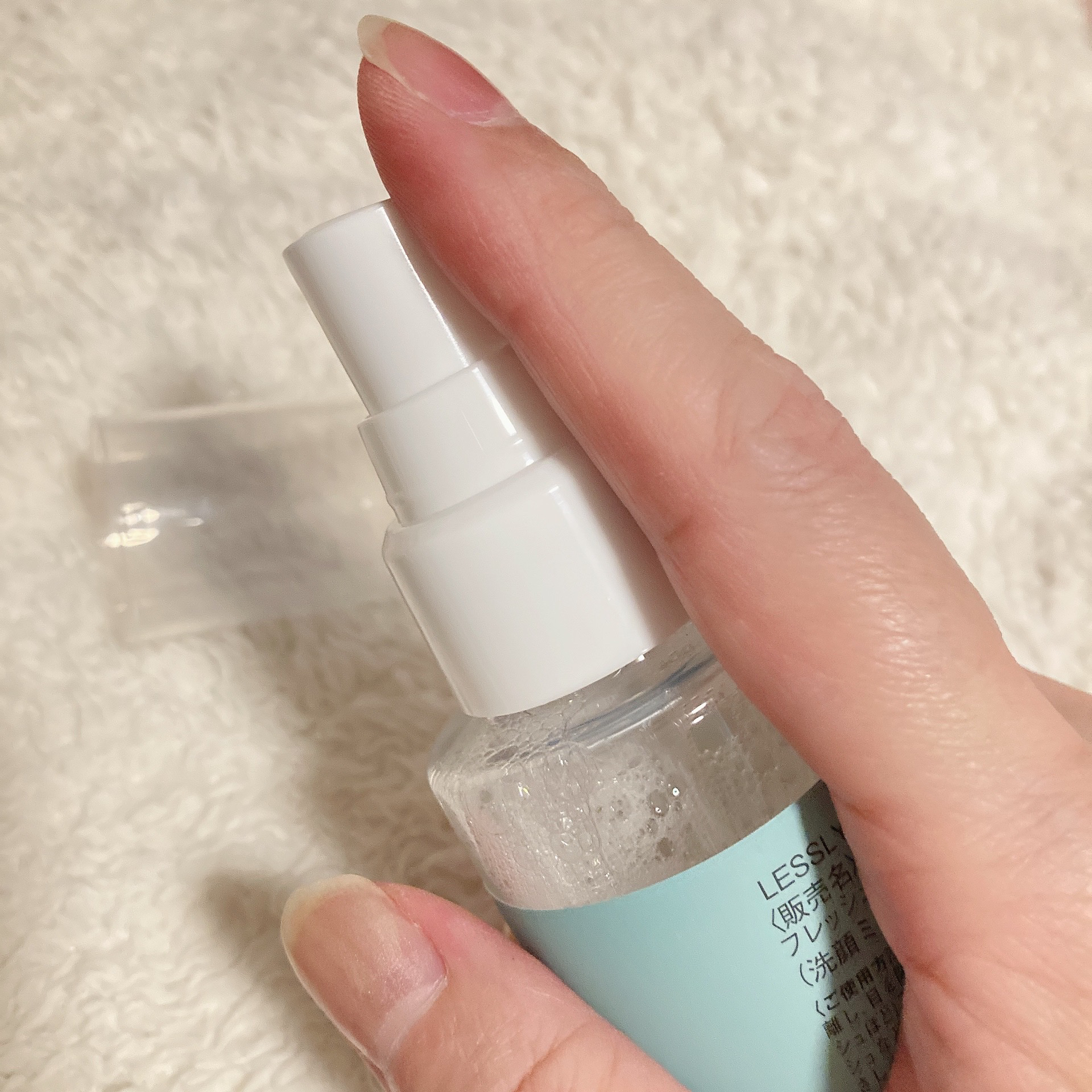 LESSLY  フレッシュクリアミスト/nijiCREATION/ミスト状化粧水を使ったクチコミ（3枚目）