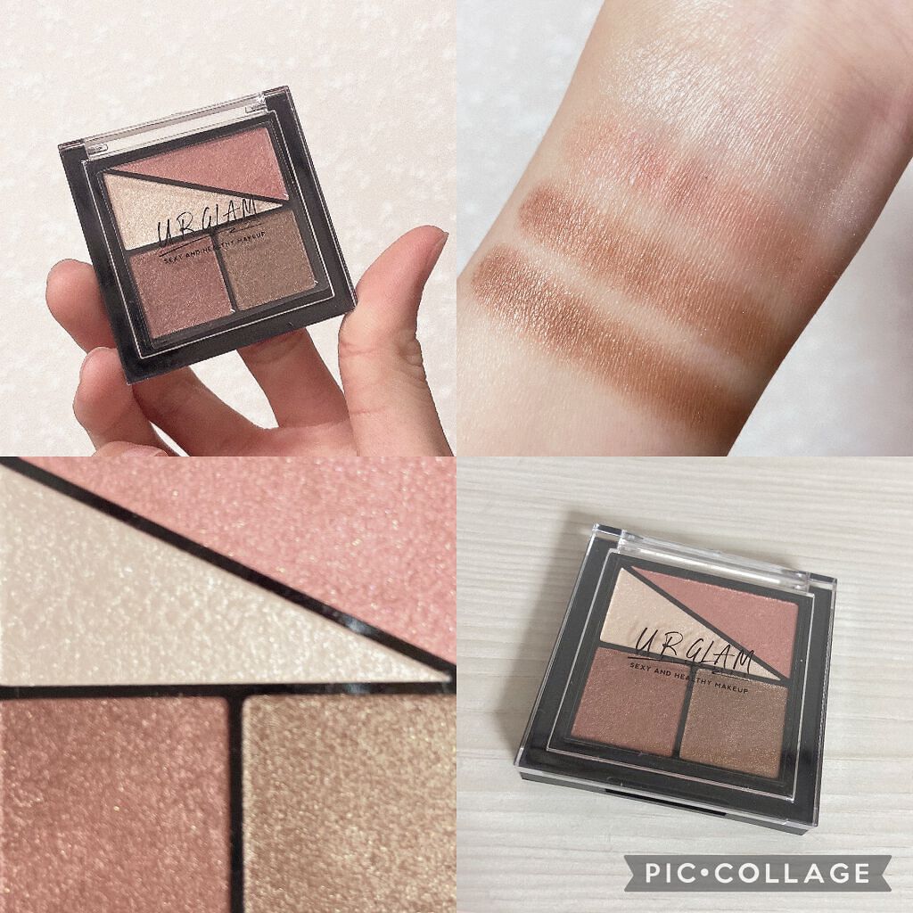 UR GLAM　VELVET EYE COLOR PALETTE/U R GLAM/アイシャドウパレットを使ったクチコミ（2枚目）