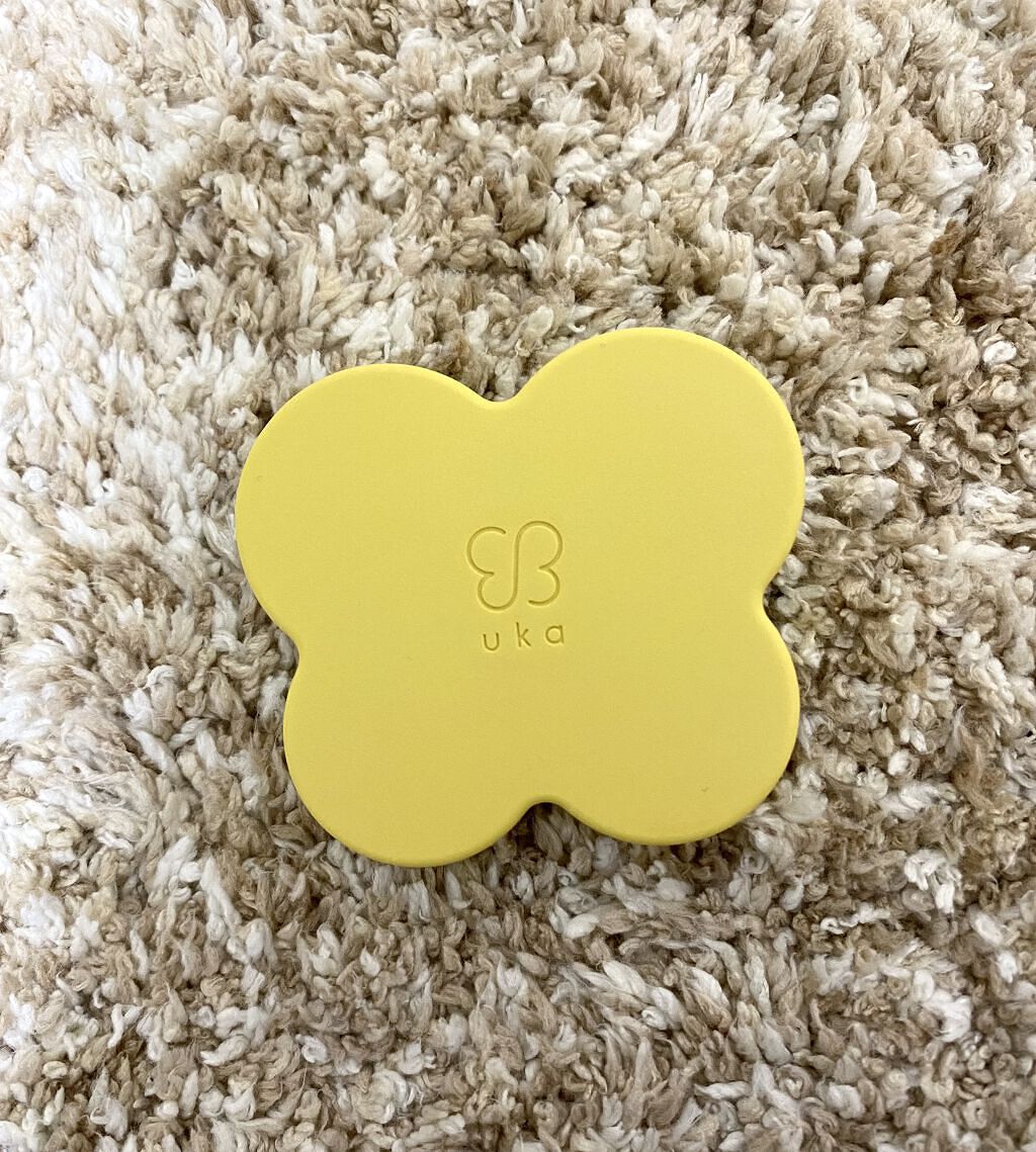 uka scalp brush kenzan medium uka store gentei shibuya yellow/uka/スカルプブラシを使ったクチコミ（2枚目）