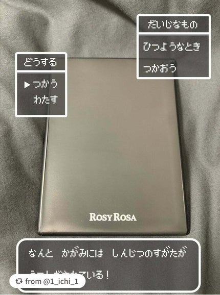 リアルックミラー/ロージーローザ/その他化粧小物を使ったクチコミ(2枚目)