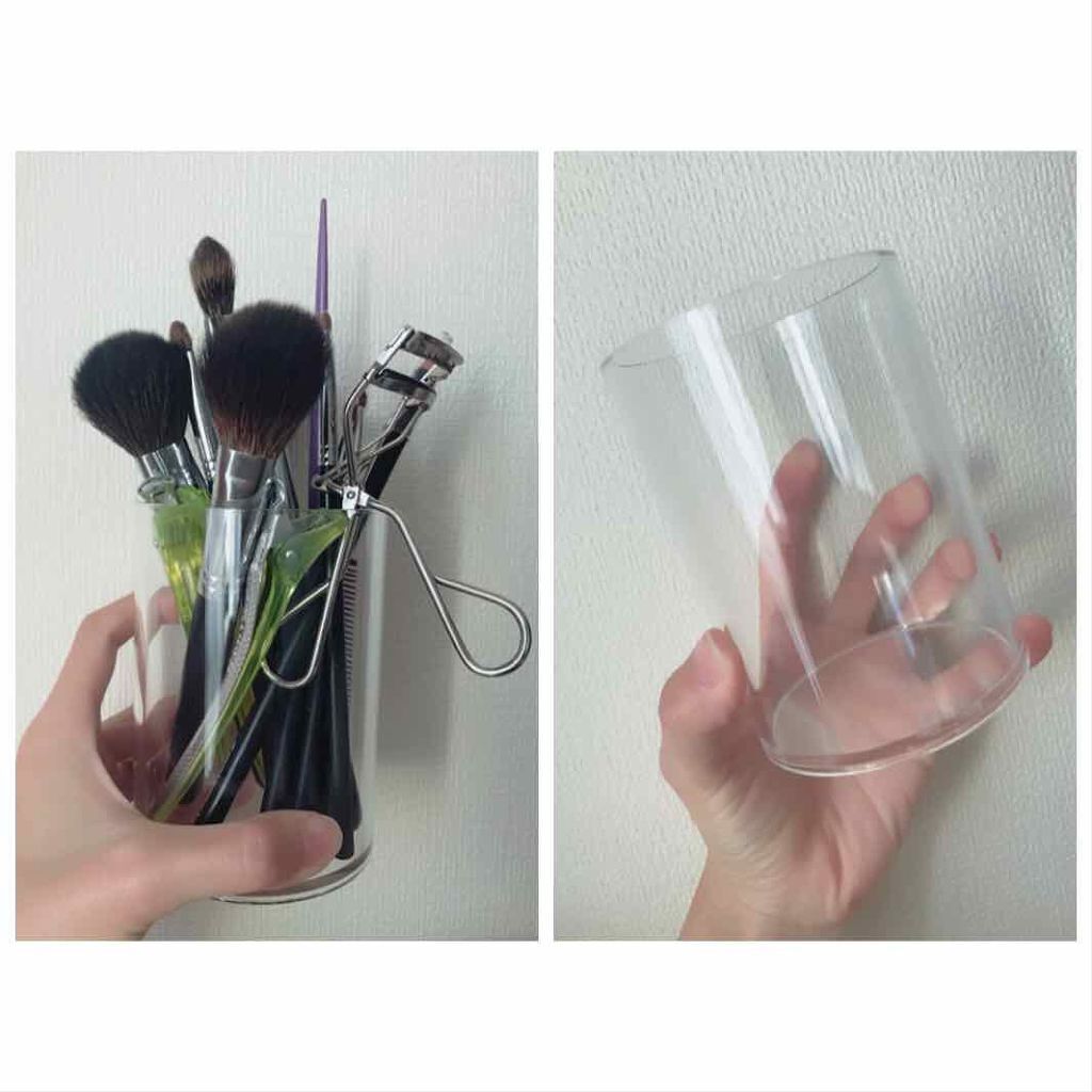 アクリルポット/無印良品/その他化粧小物を使ったクチコミ(1枚目)
