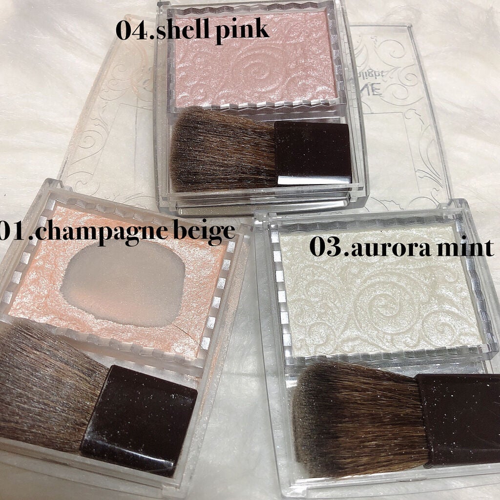 パールグロウハイライト/CEZANNE/パウダーハイライトを使ったクチコミ(3枚目)