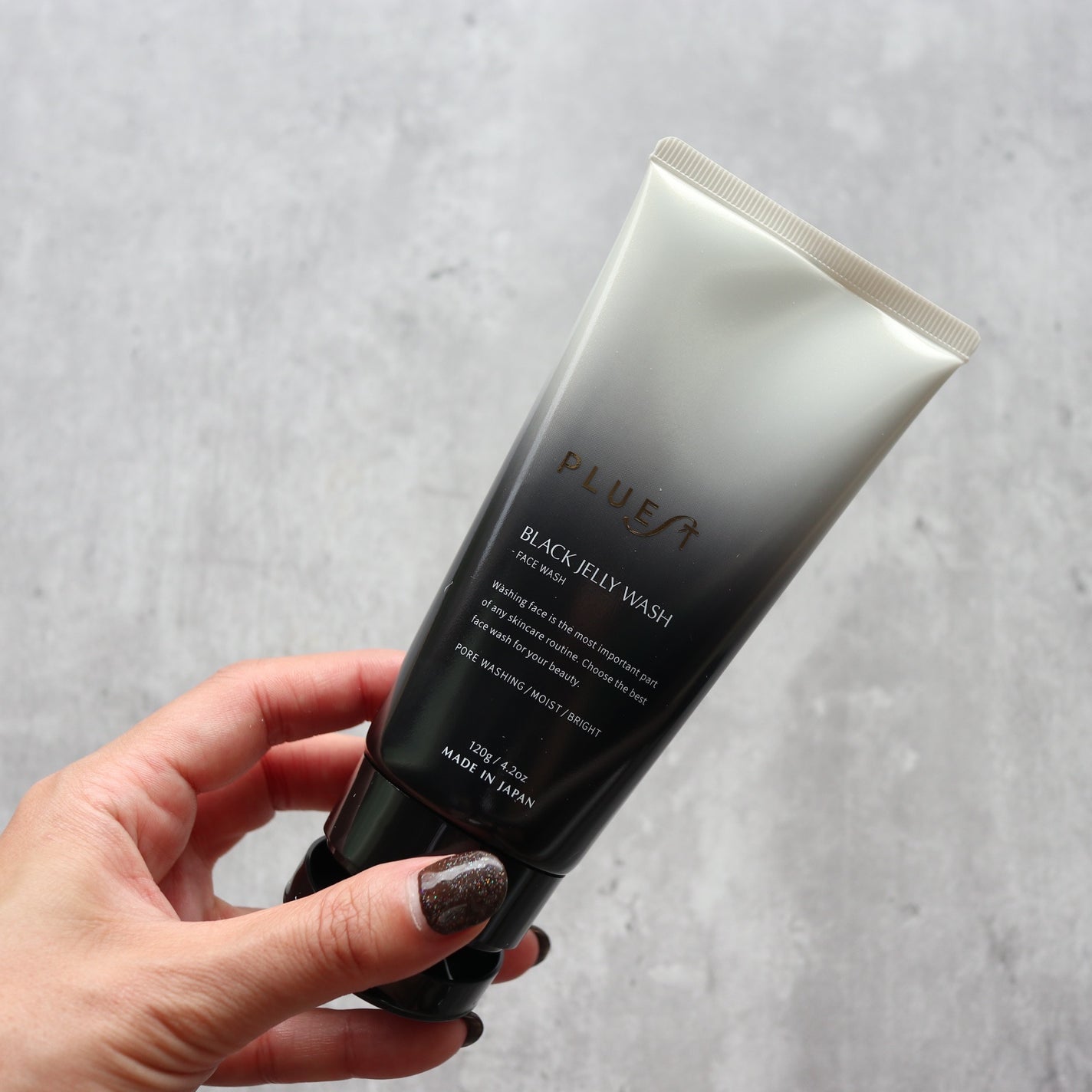 BLACK JELLY WASH(ブラックジェリーウォッシュ)/PLUEST/その他洗顔料を使ったクチコミ(2枚目)