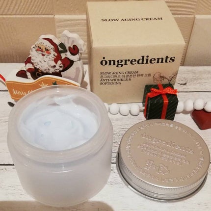 Slow Aging Cream /Ongredients/フェイスクリームを使ったクチコミ(2枚目)