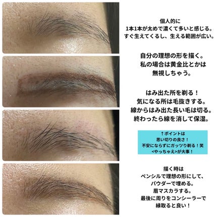 カラーリングアイブロウ/ヘビーローテーション/眉マスカラを使ったクチコミ(2枚目)