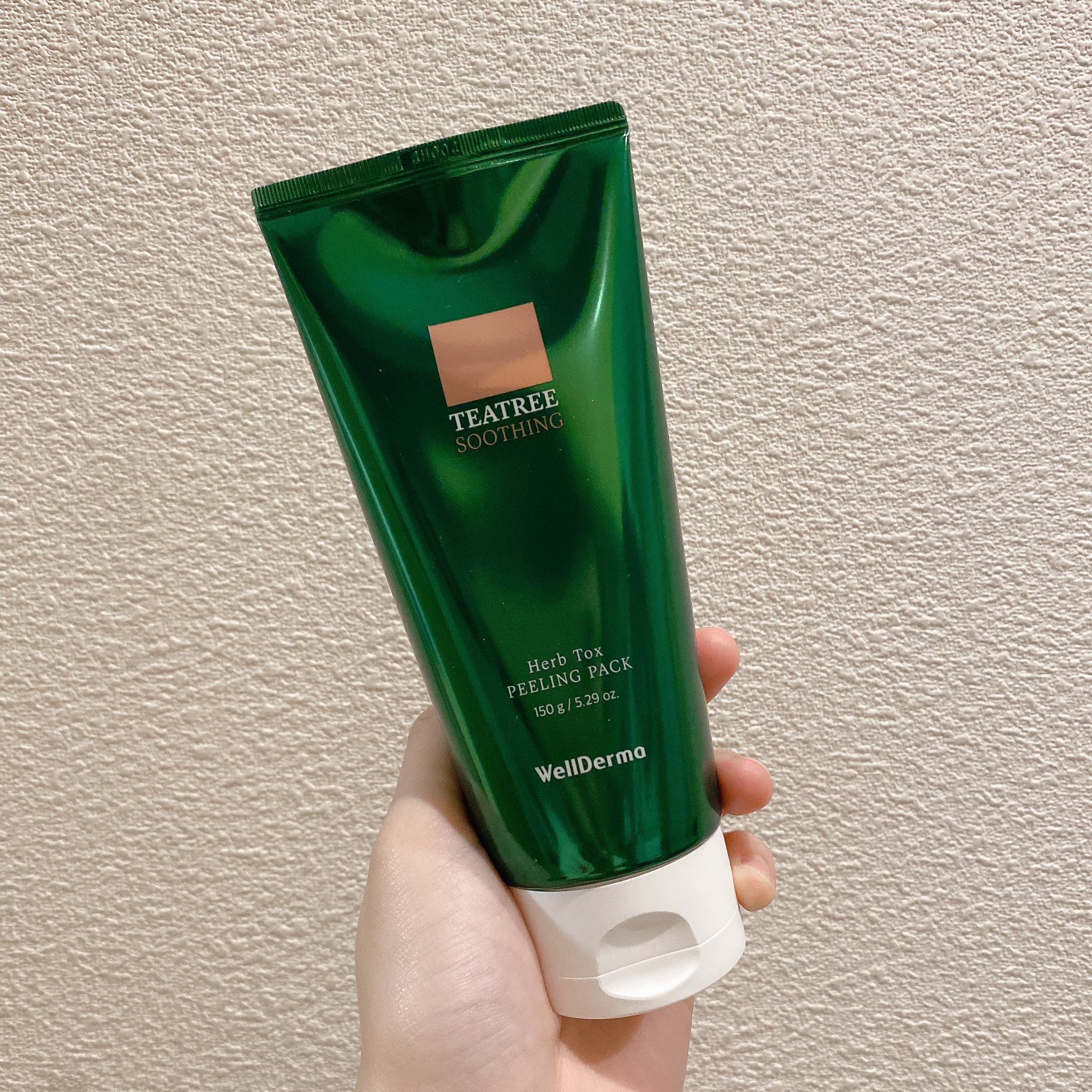 ティーツリーハーブピーリングパック/WellDerma/洗い流すパック・マスクを使ったクチコミ（1枚目）