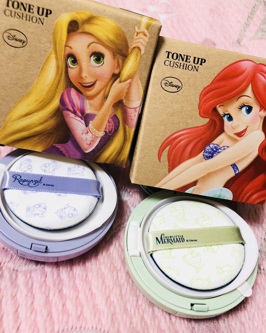 ディズニートーンアップクッション/THE FACE SHOP/クッションファンデーションを使ったクチコミ(2枚目)