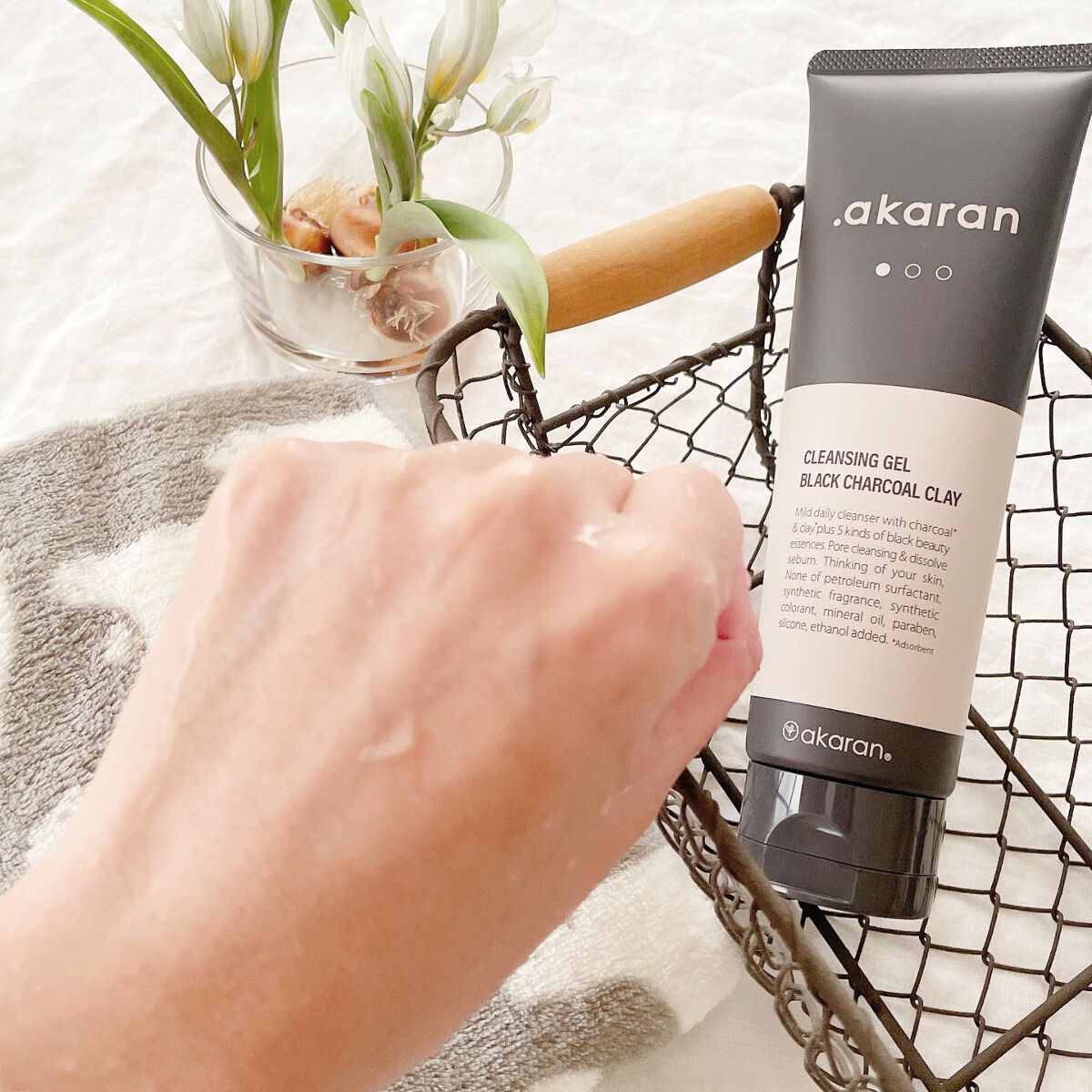 ブラックジェルクレンジング/.akaran/クレンジングジェルを使ったクチコミ（3枚目）