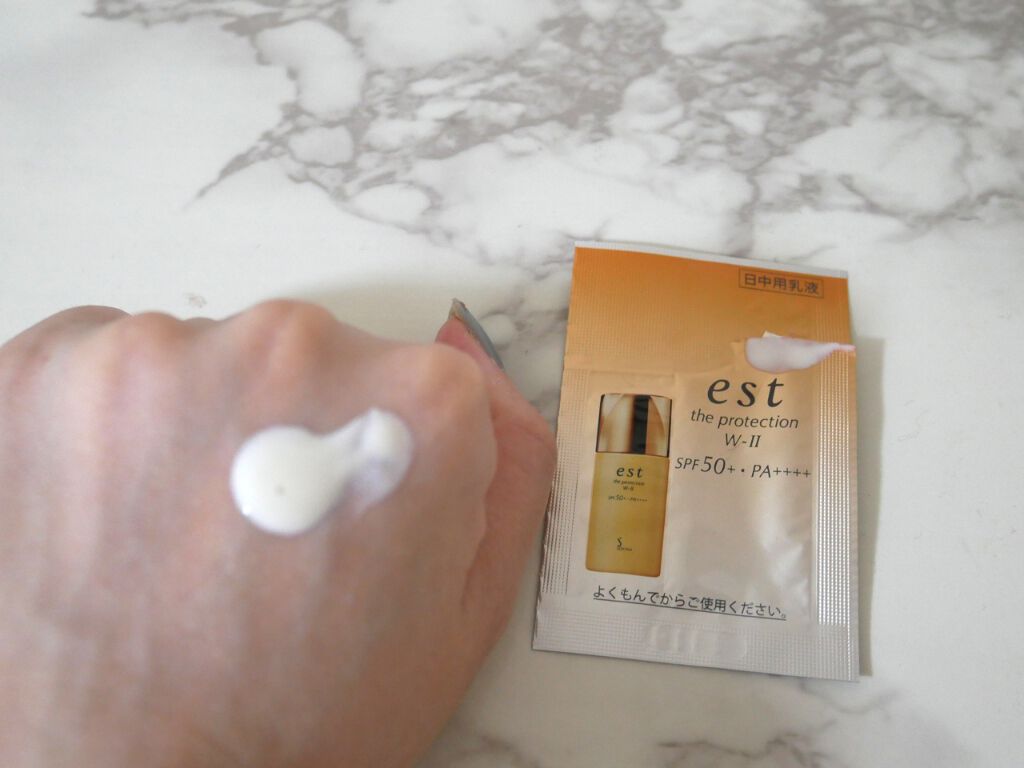 エスト ザ プロテクション/est/日焼け止めミルクを使ったクチコミ(2枚目)