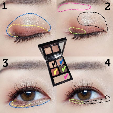 エッセンシャル マルチカラー アイシャドウパレット/BOBBI BROWN/アイシャドウパレットを使ったクチコミ(4枚目)