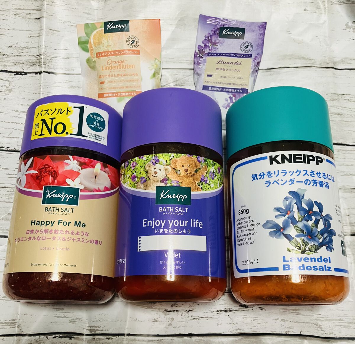 バスソルト ローズマリー＆タイムの香り 850g【旧】/クナイプ/無機塩系入浴剤を使ったクチコミ（2枚目）