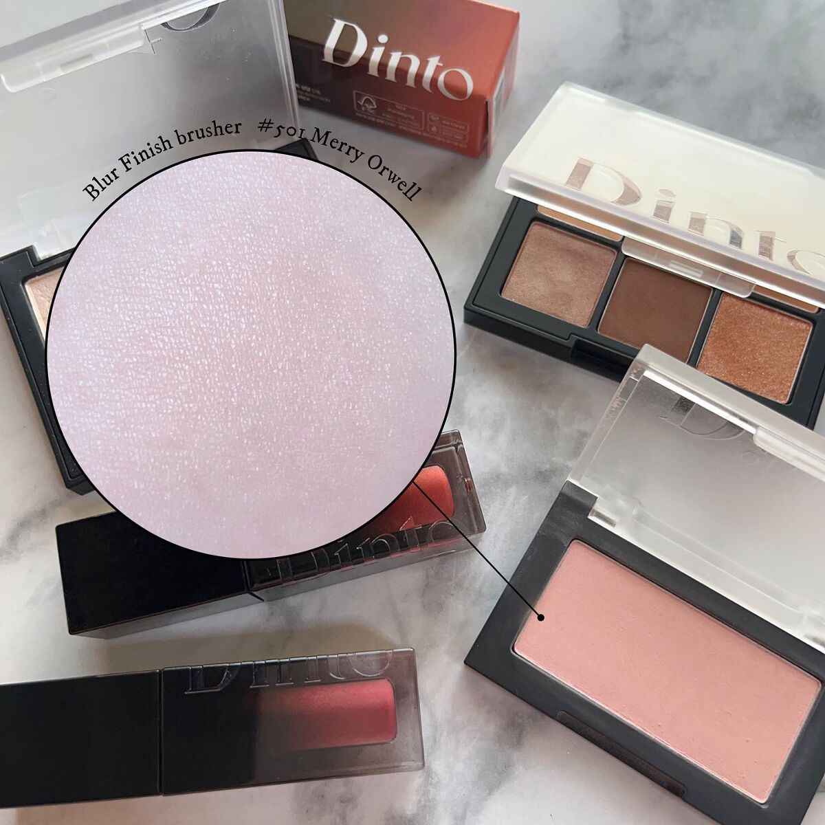ブラーフィニシュブラッシャー/Dinto/パウダーチークを使ったクチコミ（2枚目）