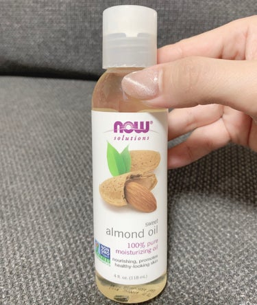 Sweet Almond Oil/Now Foods/フェイスオイルを使ったクチコミ（8枚目）