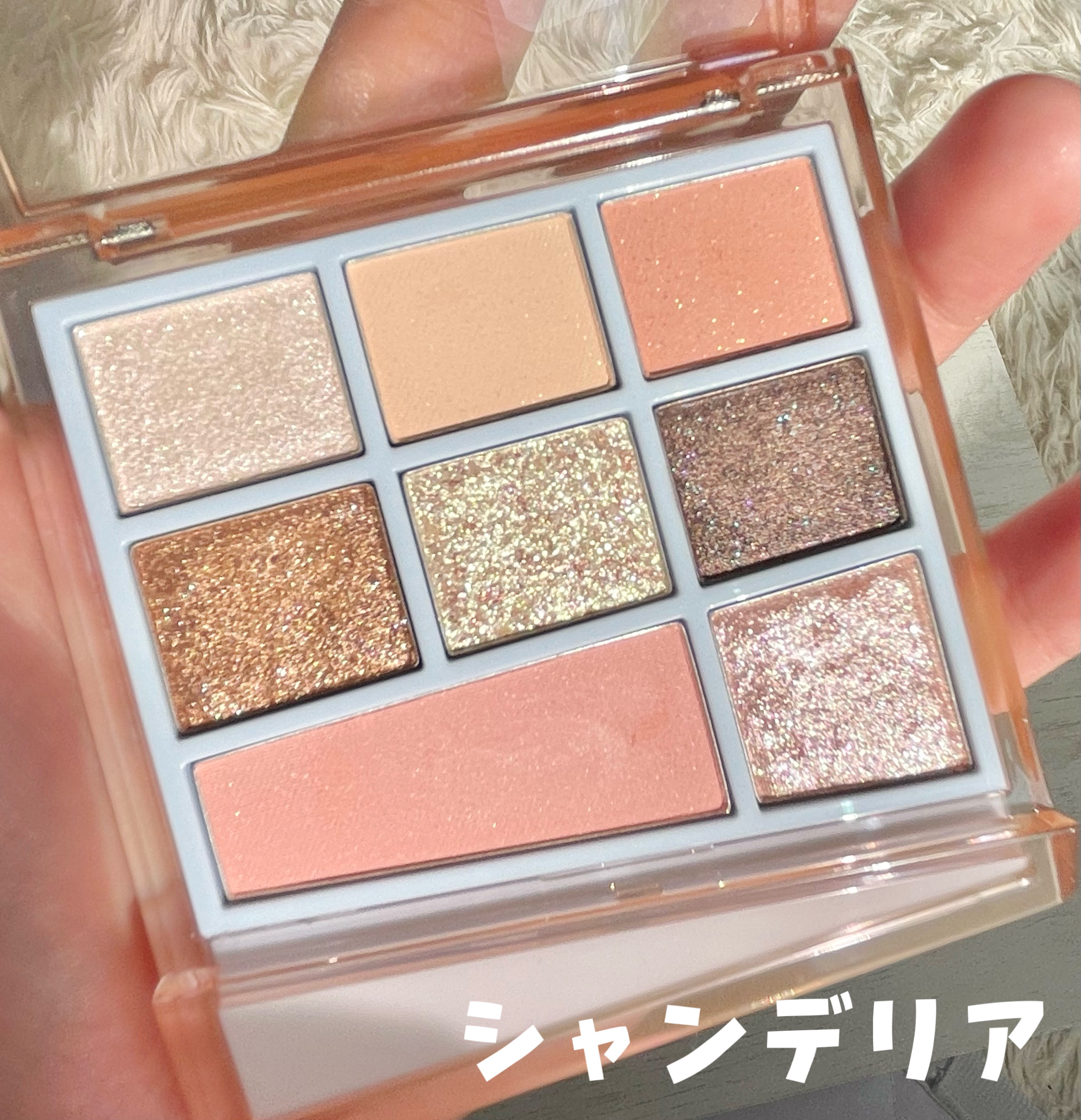 シャンデリアエディション(アイシャドウ/リップグロス) アイシャドウパレット　シャンデリア/espoir/メイクアップキットを使ったクチコミ（2枚目）