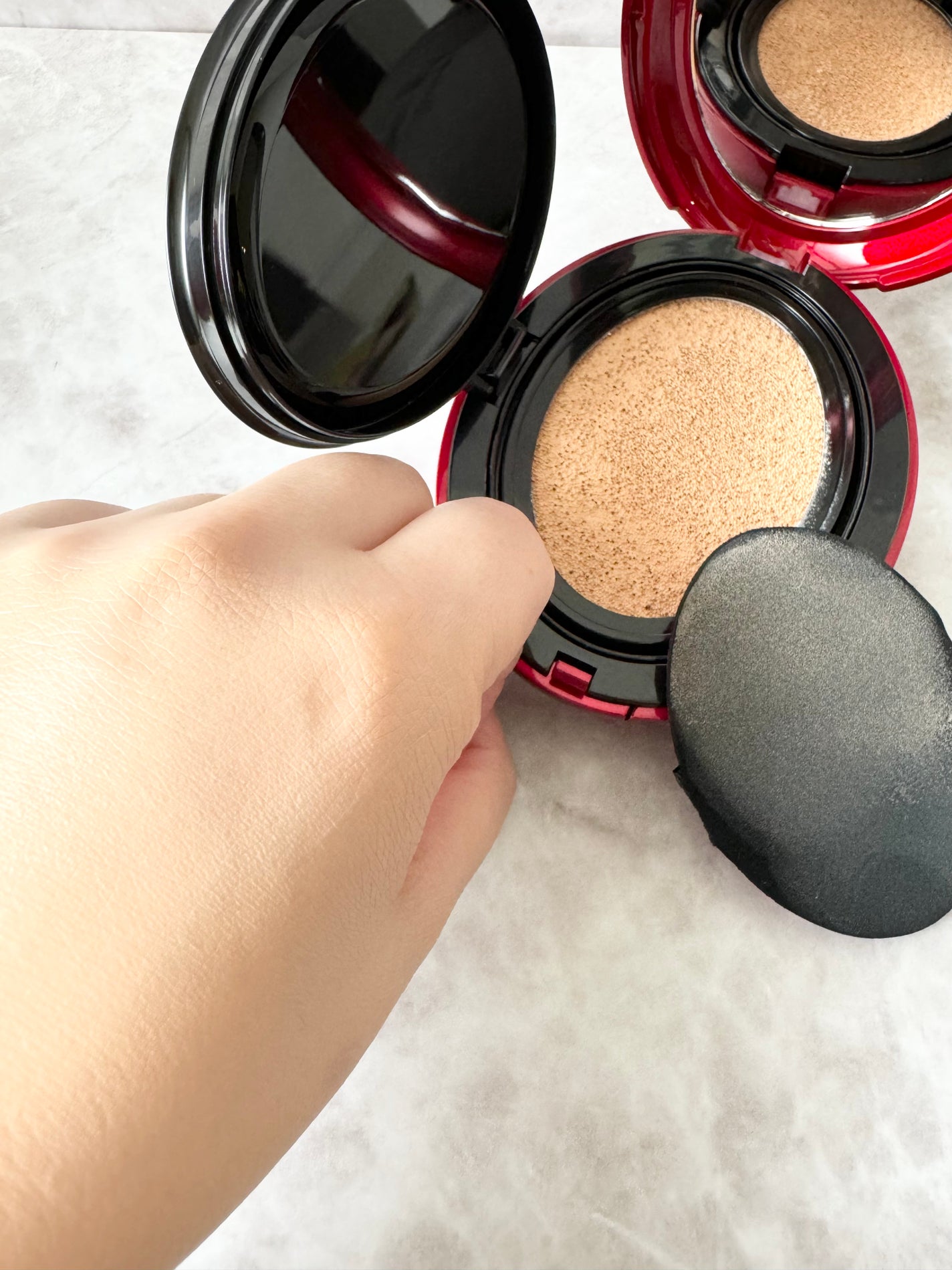 マスク フィット レッド クッション/TIRTIR(ティルティル)/クッションファンデーションを使ったクチコミ(4枚目)