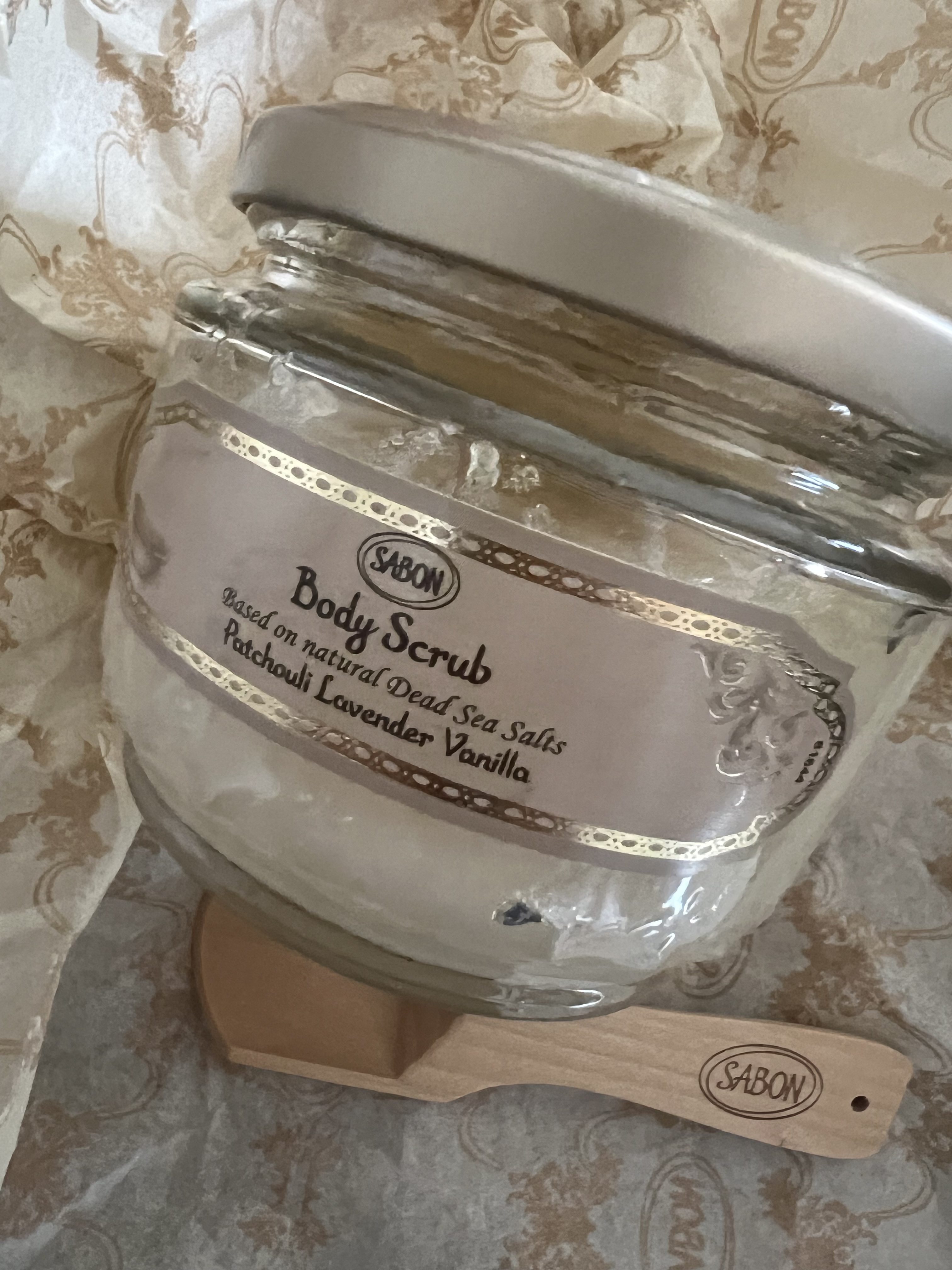 ボディスクラブ パチュリ・ラベンダー・バニラ/SABON/ボディスクラブを使ったクチコミ（1枚目）