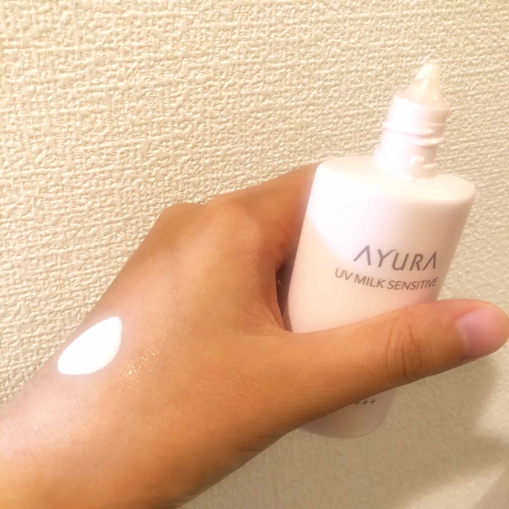 UVミルク センシティブα/AYURA/日焼け止めミルクを使ったクチコミ(2枚目)